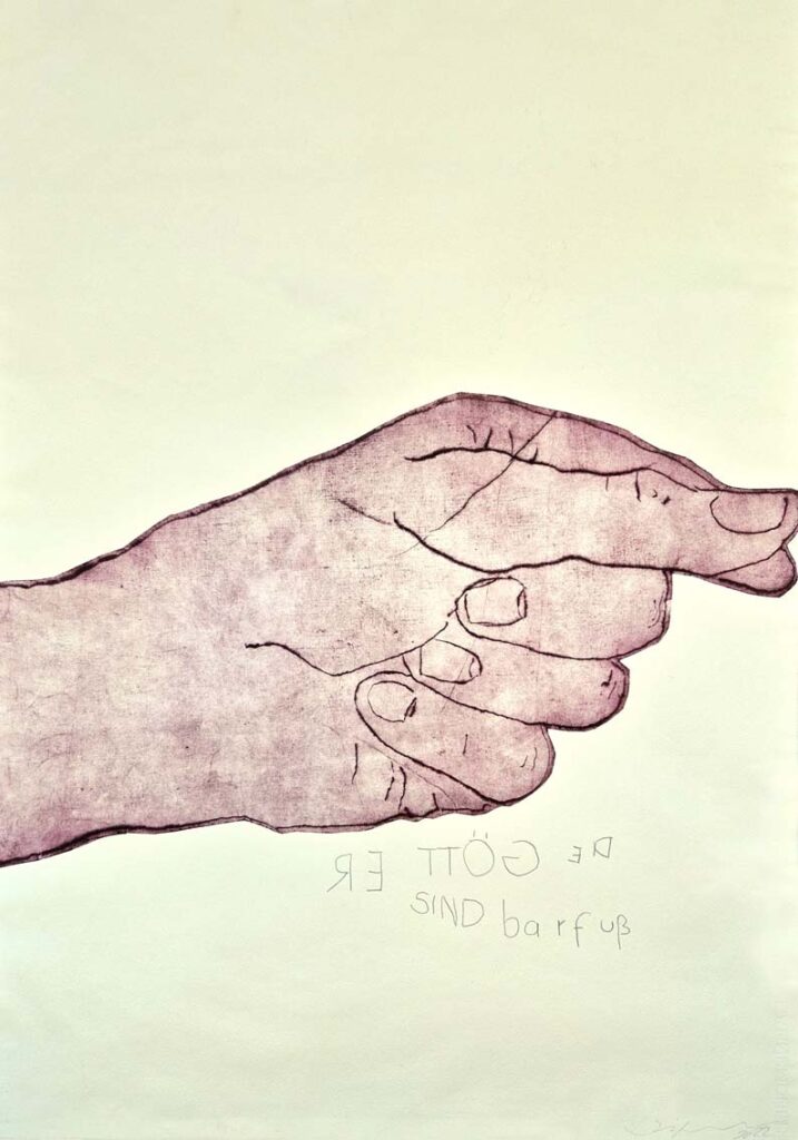 Die Götter sind barfuß (Hand)